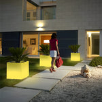 Square Waterproof Solar Flower Pot Light Ha085510