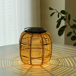 Rattan Lantern Solar Garden Lights Ha077154