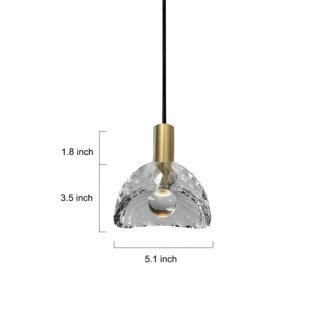 Crystal Shade Led Pendant Light Li002466