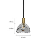 Crystal Shade Led Pendant Light Li002466