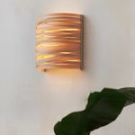 Semi Cylindrical Handmade Wall Lamp Li002348