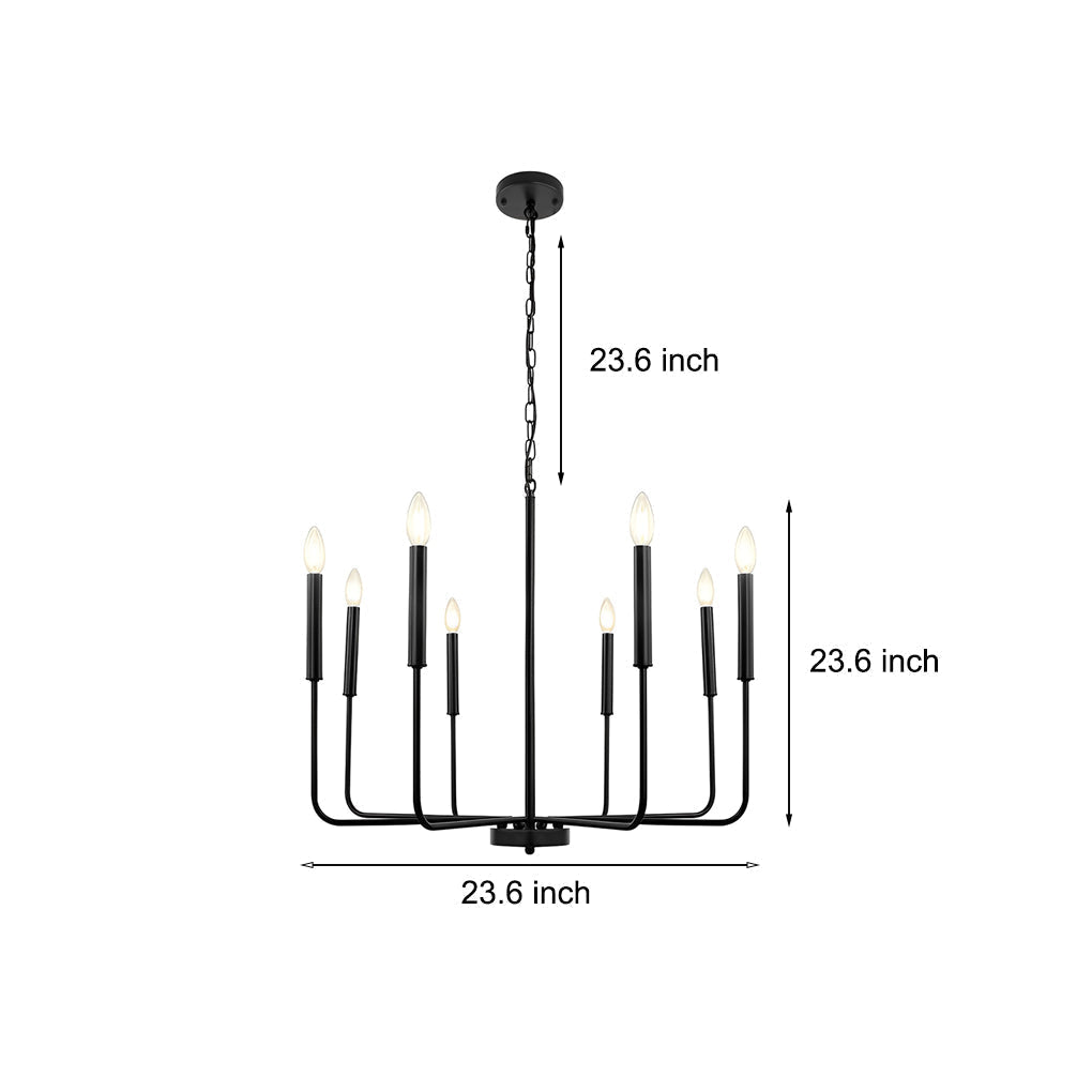 8 Lights Candlelight Chandelier Ha098567