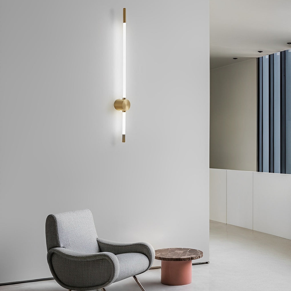 Modern LED Wall Sconce with Acrylic Shade in Black or Bronze