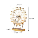 Vintage Ferris Wheel Table Lamp With Integrated Led