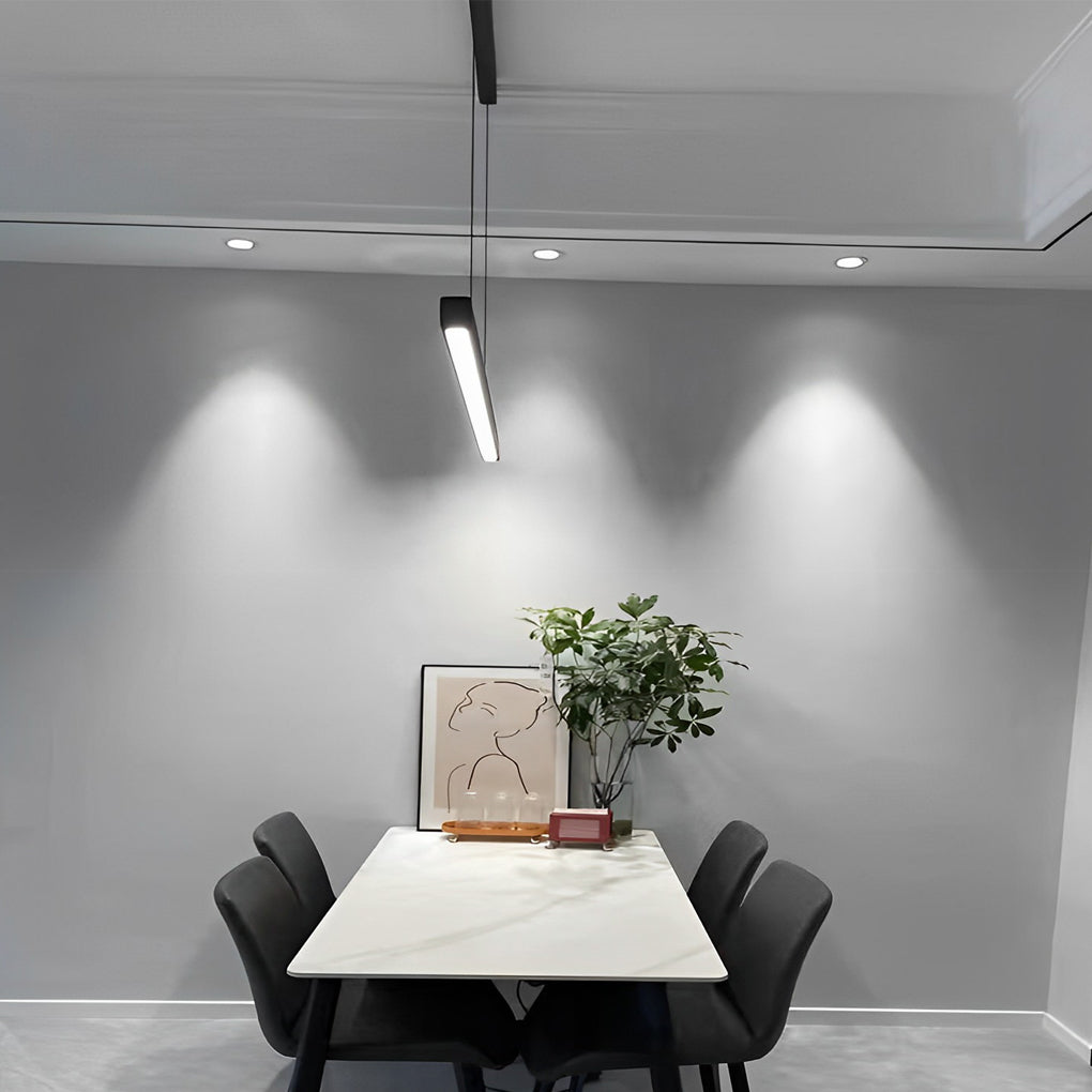Strip Black Pendant Lights Ha077911