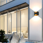 Square Up And Down Lights Led Waterproof Outdoor Sconces