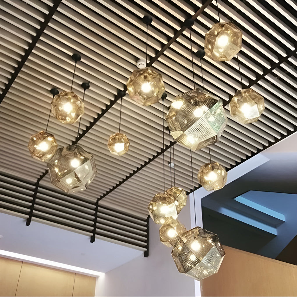 Geometric Round Pendant Light Li001974