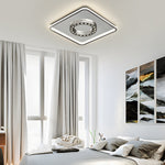 Square Round Led Anti Glare 3 Step Dimming Modern Ceiling Lights Fixture