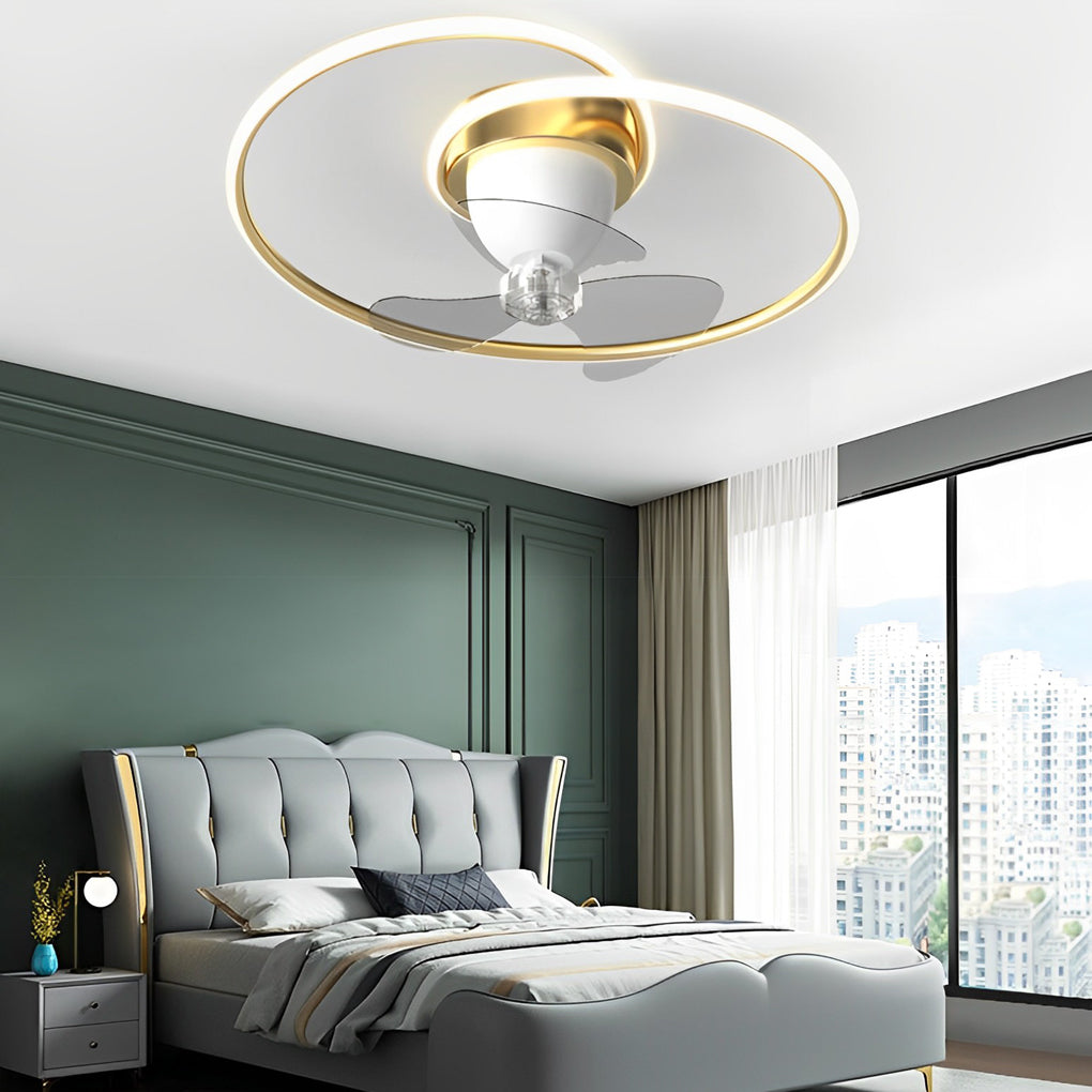 360 Rotating Modern Ceiling Fans Light Li002243