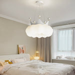 Clouds Crystal Crowns Led Pendant Light Ha083105