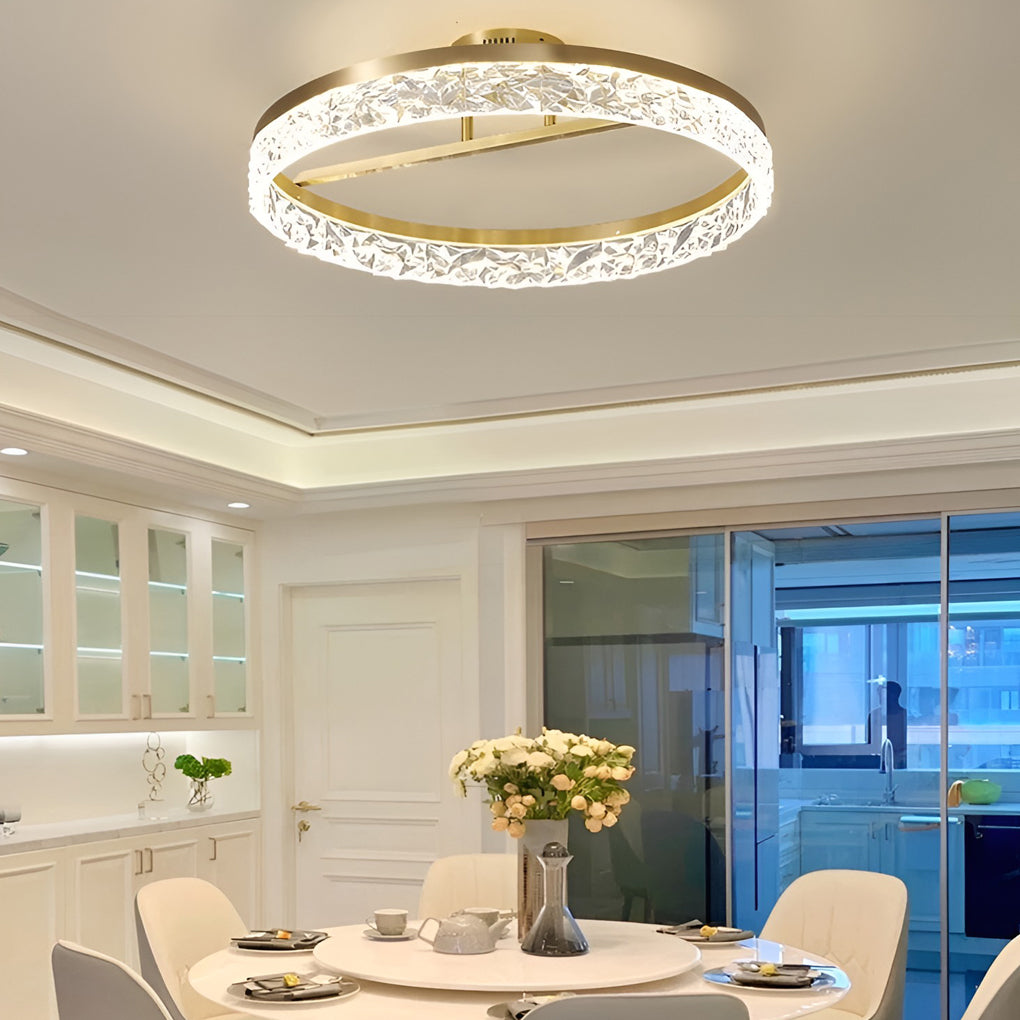 Round Gold Modern Ceiling Lamp Li001958