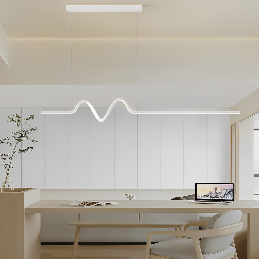 Wavy Strip Led Pendant Light Li002328