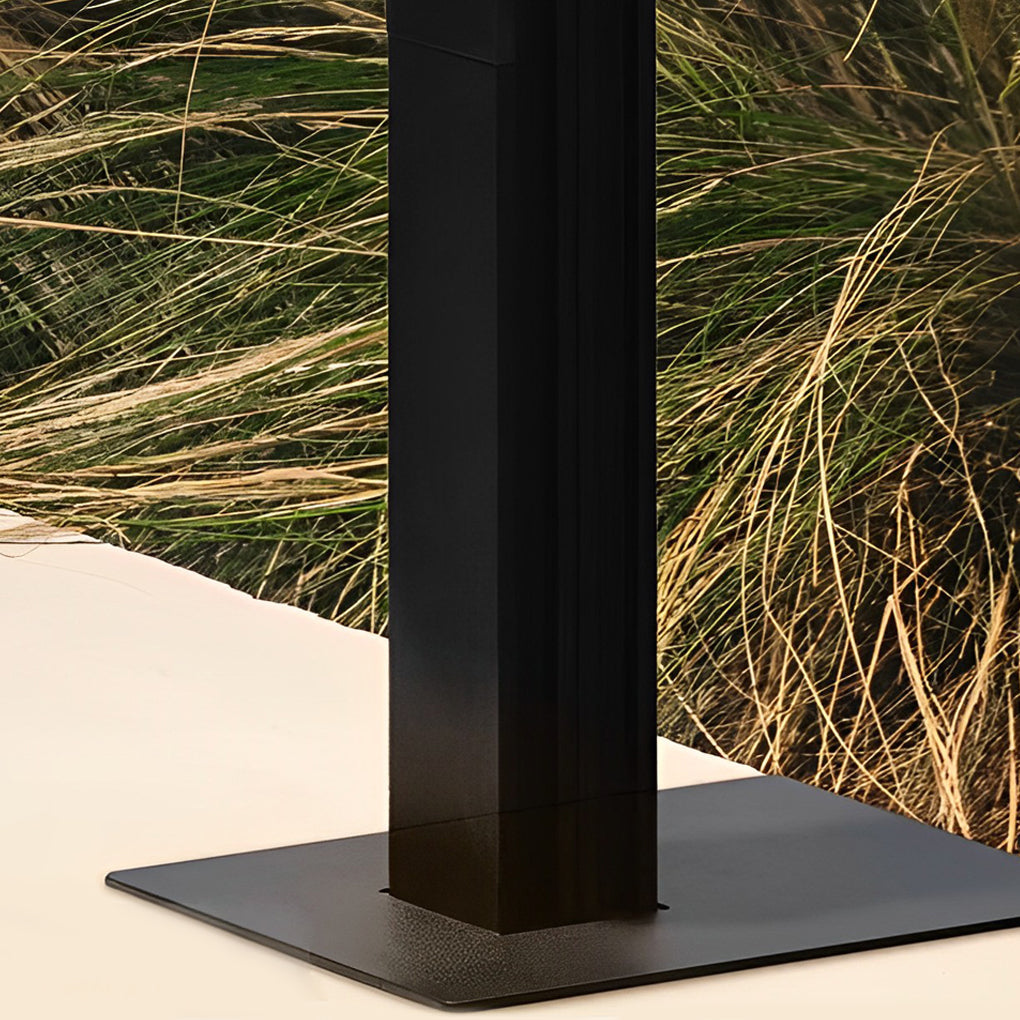 Modern Black Dual Cylinder LED Pathway Lights for Outdoor Landscapes
