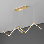 Wavy Linear Led Nordic Pendant Light Ha075738