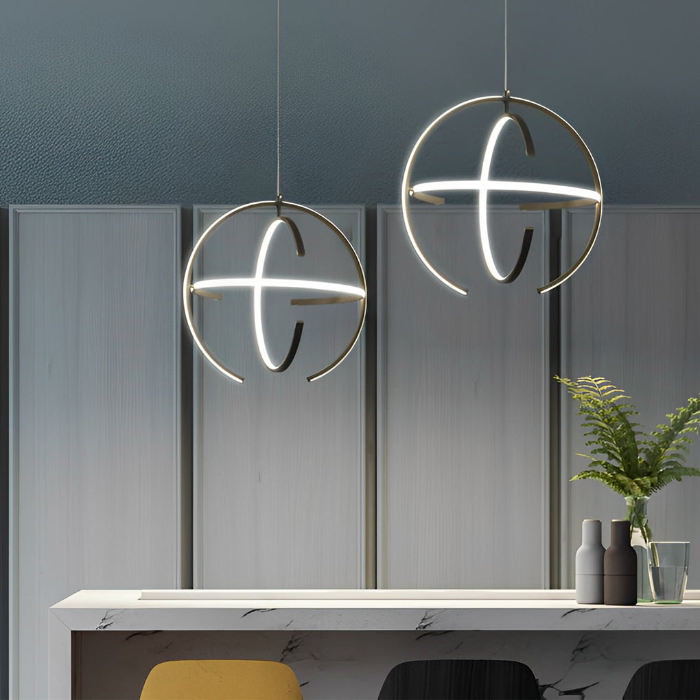 Adjustable Ring Kitchen Pendant Lighting Li002129