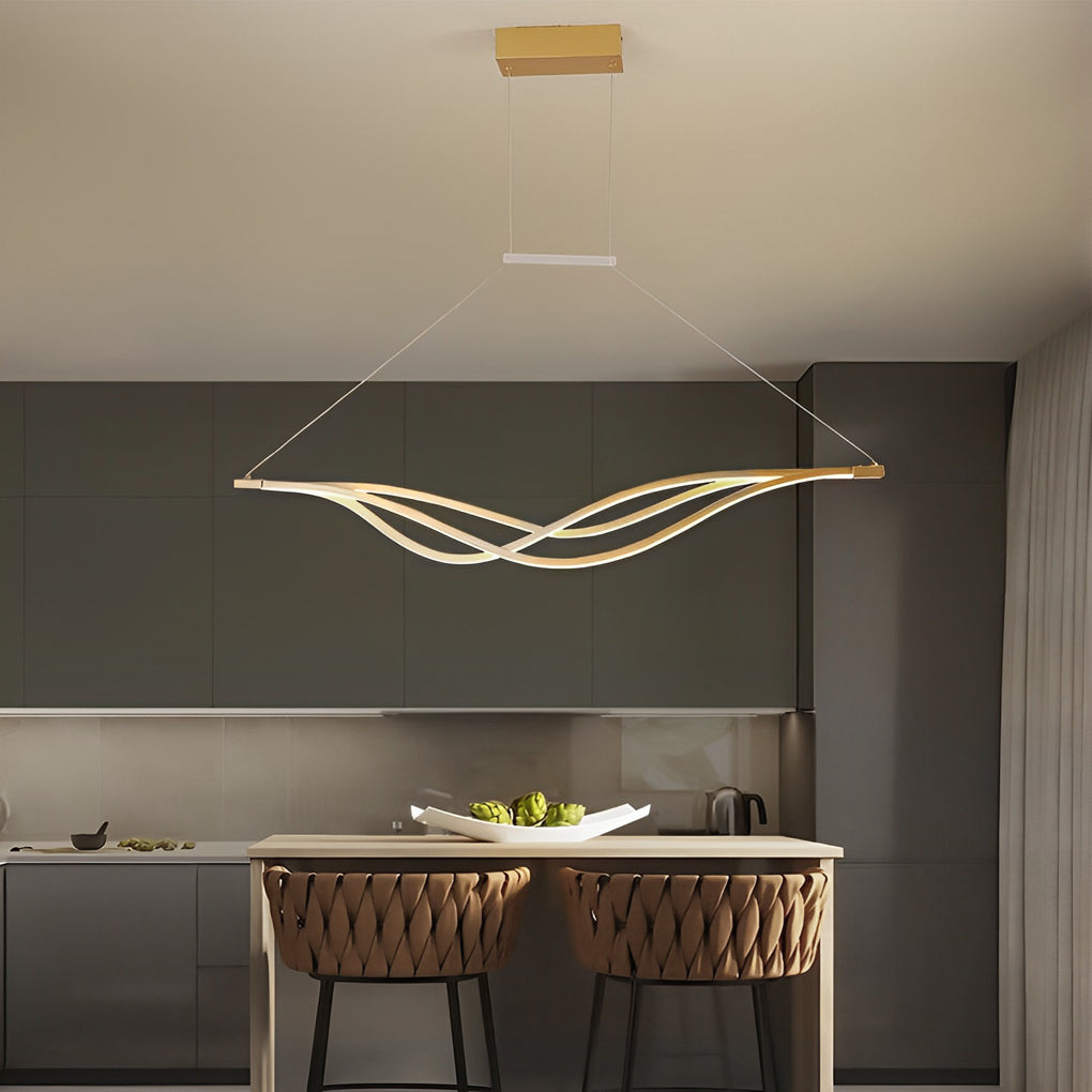 Long Waves Lines Nordic Pendant Light Ha084209