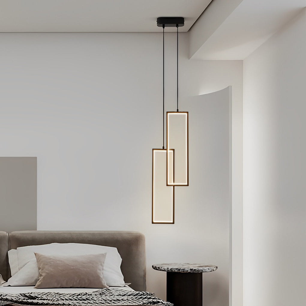 Mini Rectangular Pendant Light Ha082599