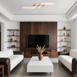 Modern Simple Black Aluminum Led Ceiling Light