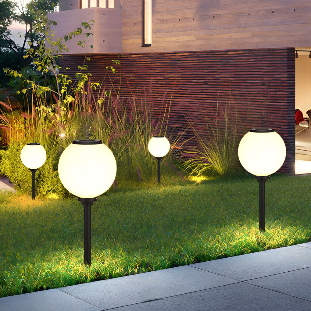 Waterproof Round Modern Solar Pathway Lights Li002005