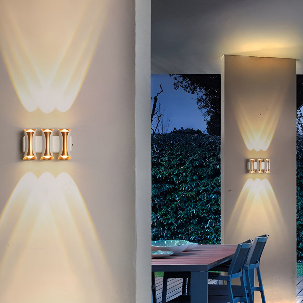Up And Down Lights Led Modern Outdoor Wall Sconce