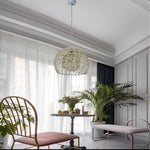 Round Rattan Pendant Light Li002321