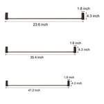 Modern Black Led Linear Ceiling Lights L 23 6 35 5 47 2