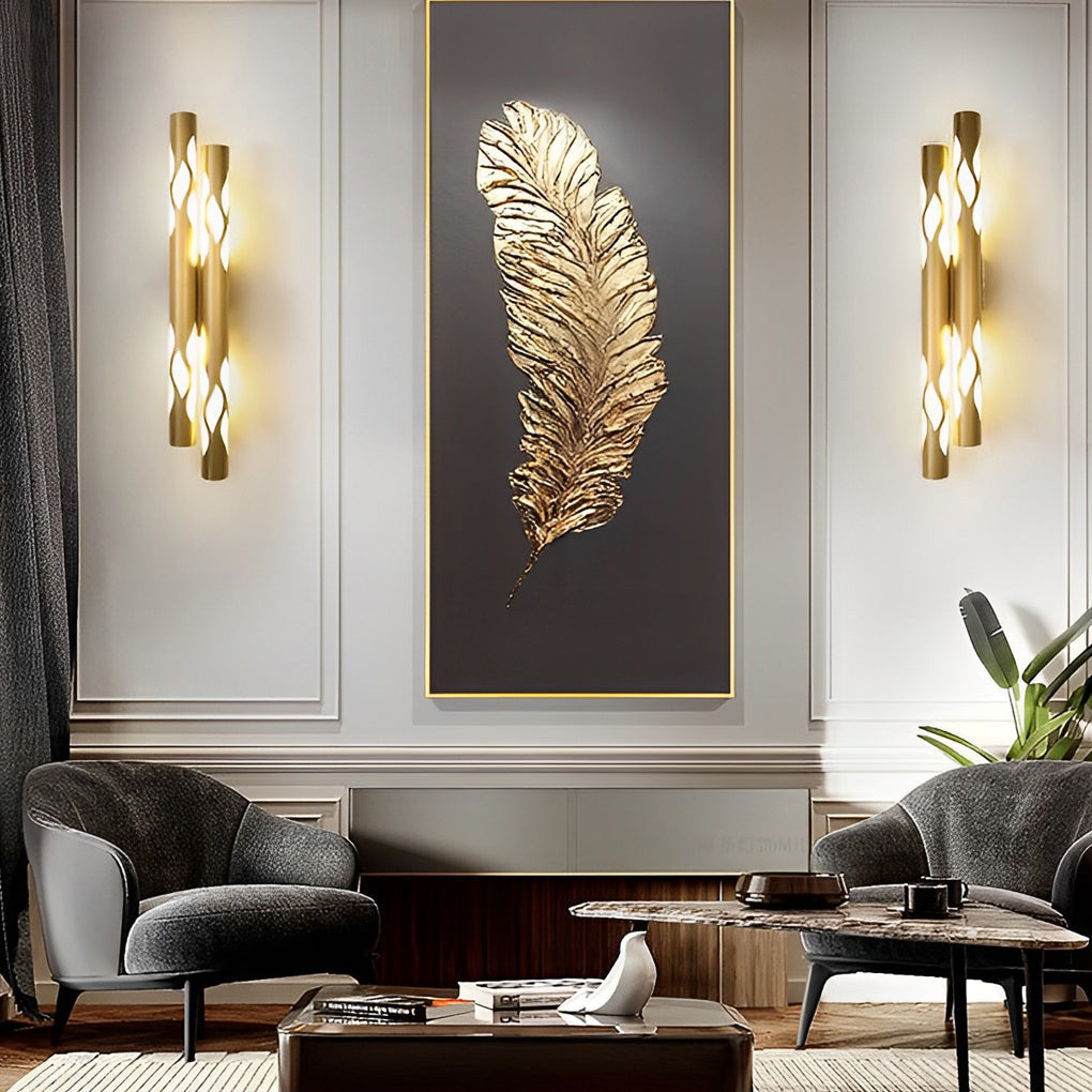 Flames Hollow Wall Sconce Ha084458
