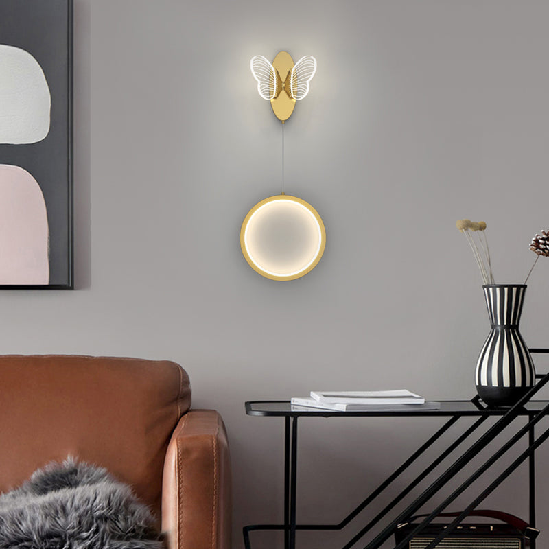 Butterflies Modern Led Wall Light Ha098329