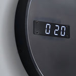 Moon Led Wall Light Wall Digital Clock Astronaut Decor 3 Color Wall Lamp