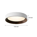 Round Modern Wood Ceiling Light Li002618