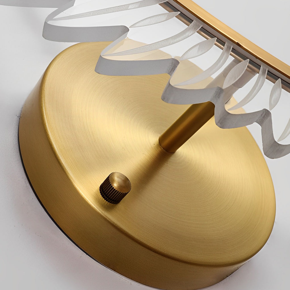 Leaves Feathers Led Wall Lamp Ha084517