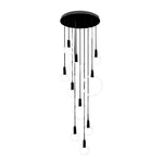 Minimalist Nordic Duplex Stair Chandelier Ha084864