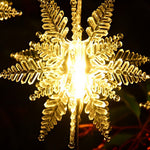 2Pcs Creative Snowflakes Decor Lawn Light Ha080966