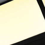 Square Solar Post Cap Light with Three-Step Dimming for Modern Outdoor Spaces