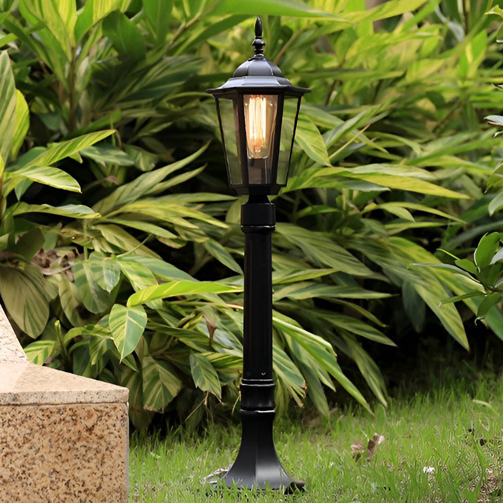 Retro Black Outdoor Pathway Light Li002091