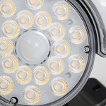 Solar Motion Security Light 3 Head Outdoor Led Wall Fixture With Motion Sensor