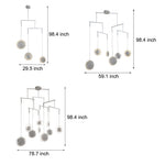 3 6 9 Light White Focus Led Chandelier