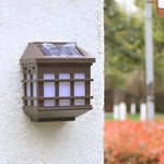 Solar Led Light Controlled Motion Sensor Modern Outdoor Wall Lamp