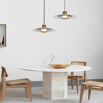Round Glass Led Modern Pendant Light Li002254