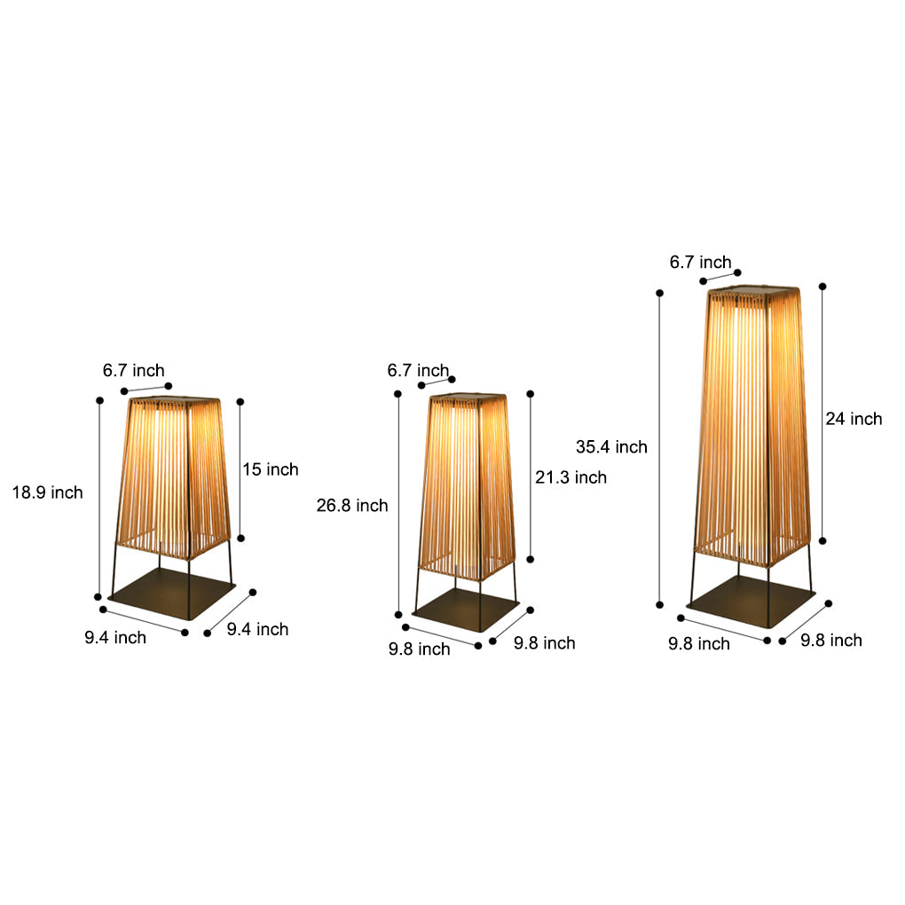 Rubber Solar Led Outdoor Floor Lamp