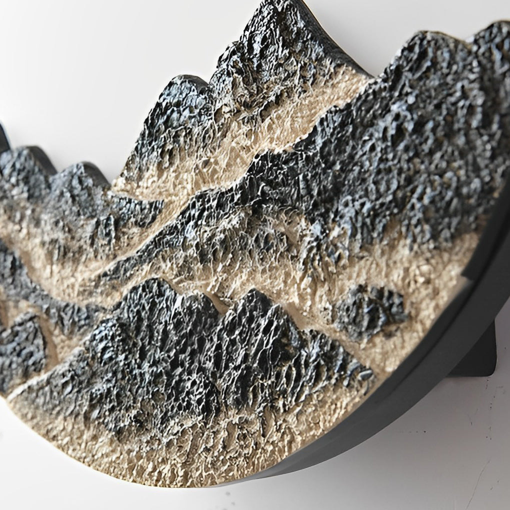 Round Mountain Scenery Outdoor Wall Lamp Li002424