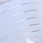 1 Light Round Solar Led Outdoor Lamp Post In Black