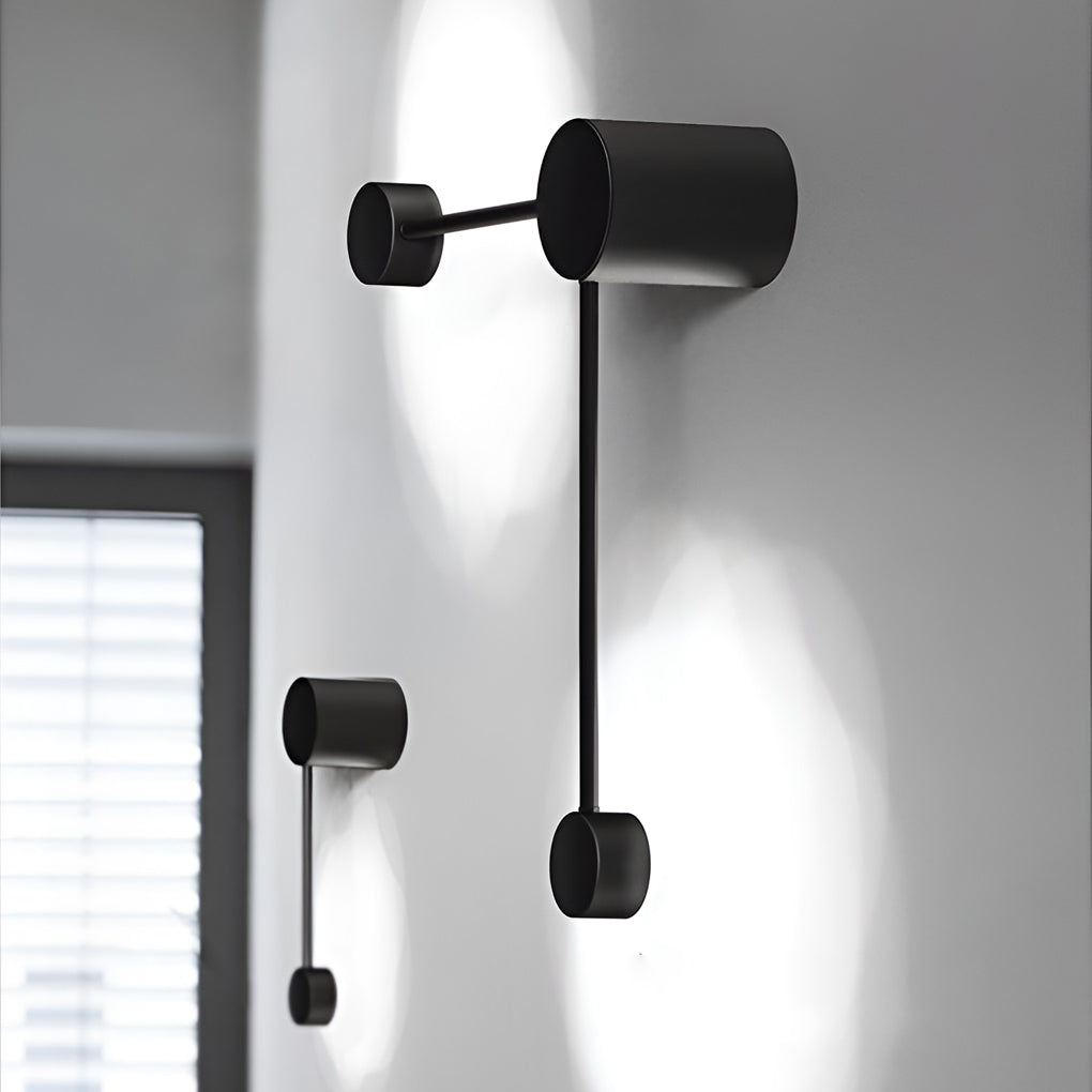 Line Led Black Nordic Wall Art Light