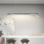 Linear Wave Design Led 1 Light Island Light 47 L