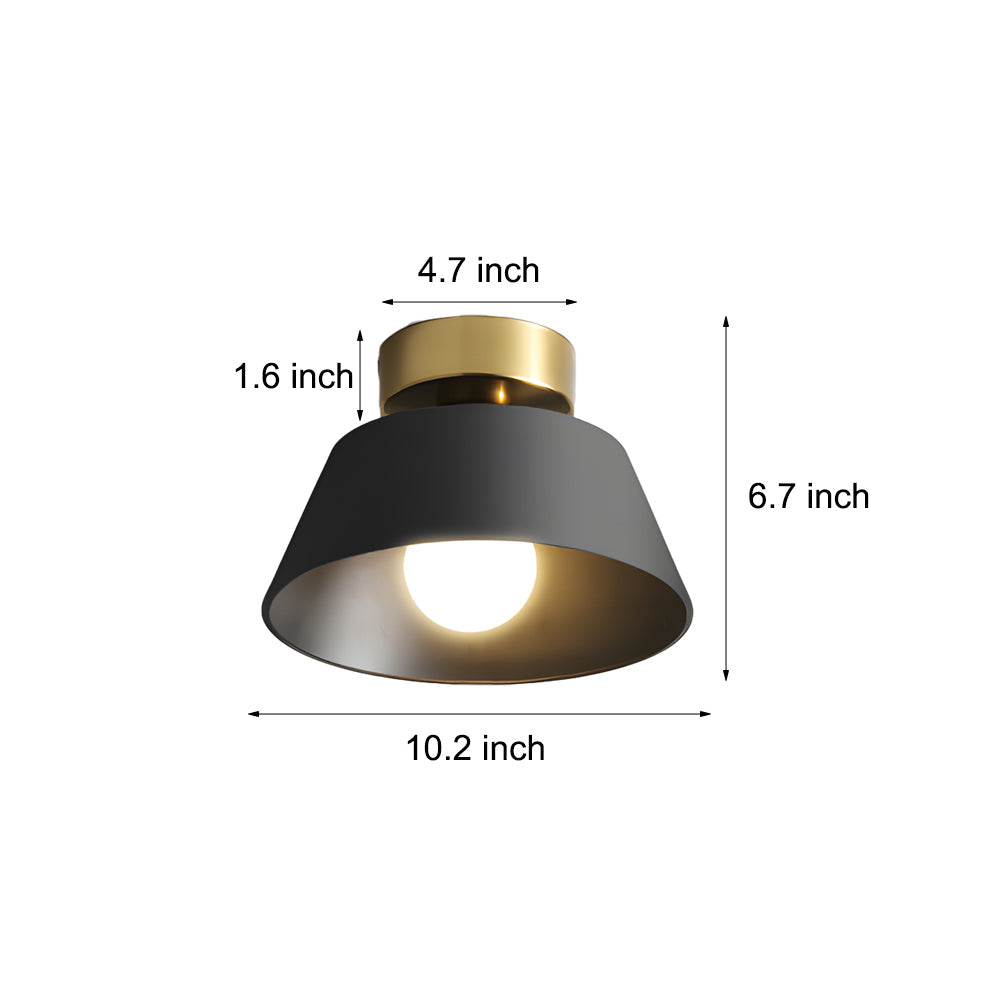 Dia 10 3 Step Dimming Round Corridor Ceiling Light Fixture