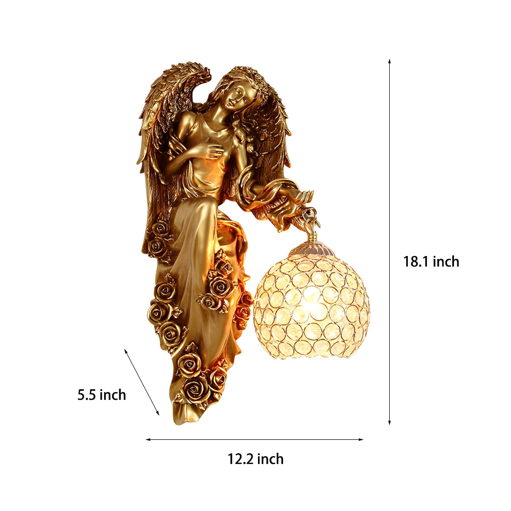 Antique Angel European Style Wall Lamp Ha092196