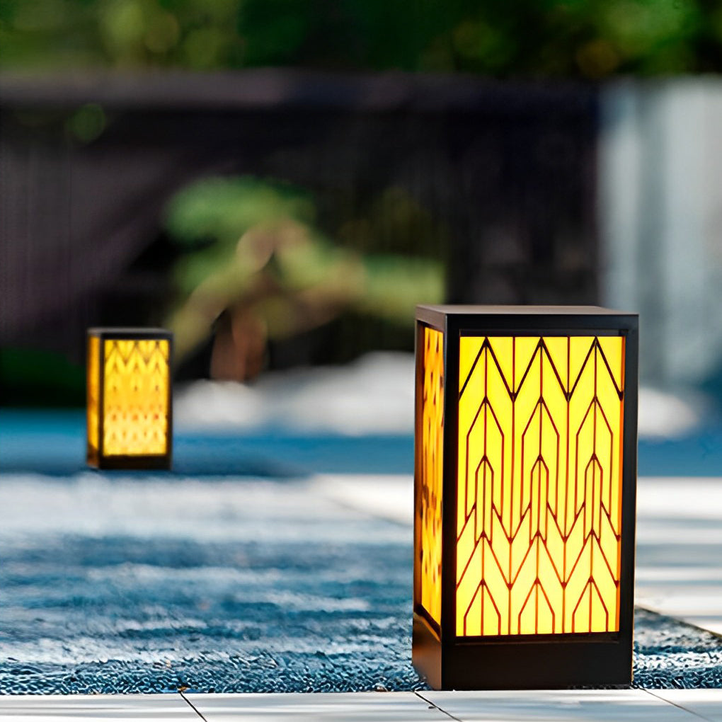 Black Yard Decor Outdoor Landscape Lighting Ha079584