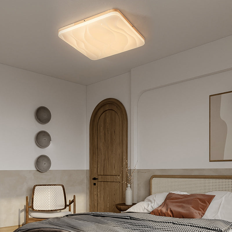 Wood Modern Led Ceiling Light Li002617