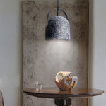 Cement Cylinder Pendant Light 1 Light Concrete Hanging Light In Gray White Black