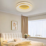 Simple Round Acrylic Three Step Dimming Led Modern Ceiling Light Fixture